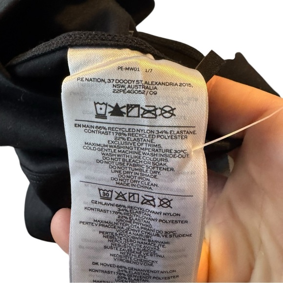 New! P.E. Nation Dedication High waist Two-tone Leggings - Picture 11 of 11